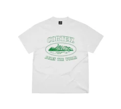 Corteiz Alcatraz T-shirt - White/Green