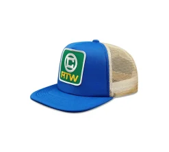 Corteiz Box Trucker Hat - Royal Blue
