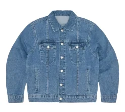 Corteiz C-Star Denim Trucker Jacket - Washed Blue