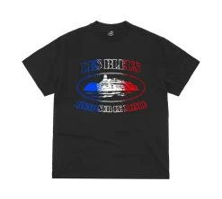 Corteiz France Alcatraz T-shirt - Black