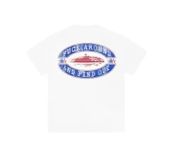 Corteiz Fuck Around T-shirt - White/Blue
