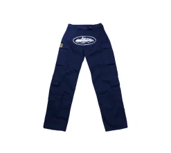 Corteiz Guerillaz Cargo Pants - Navy