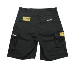 Corteiz Guerillaz 21' Cargo Shorts - Black