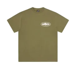 Corteiz Island Puff Print T-shirt - Olive