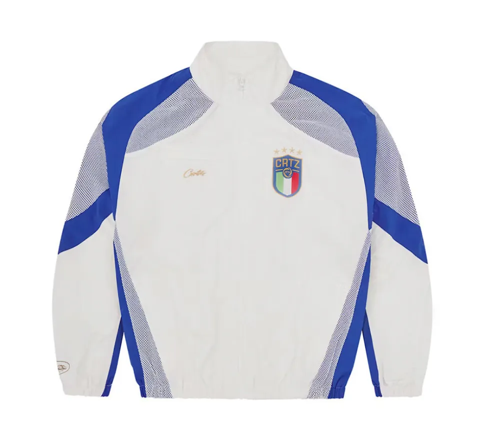 Corteiz Italia Shuku Jacket - White/Blue