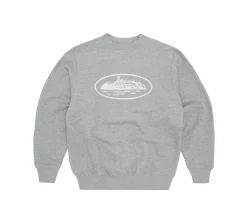 Corteiz OG Alcatraz Crewneck - Heather Grey