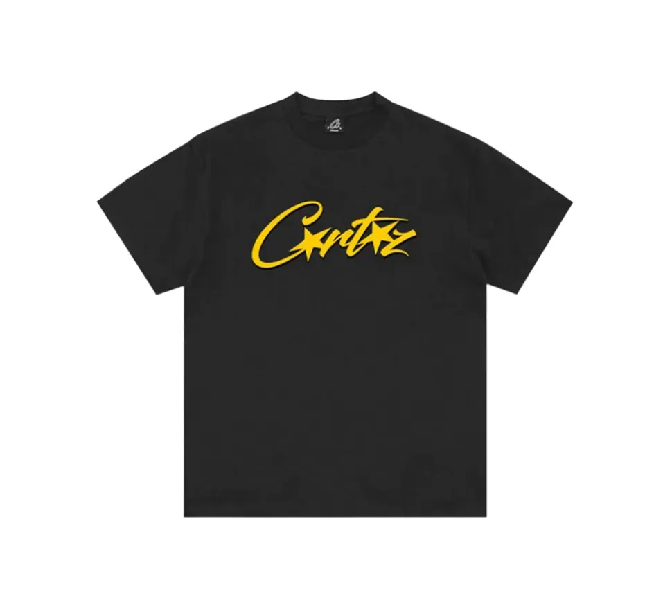 Corteiz OG Allstarz T-shirt - Black/Yellow