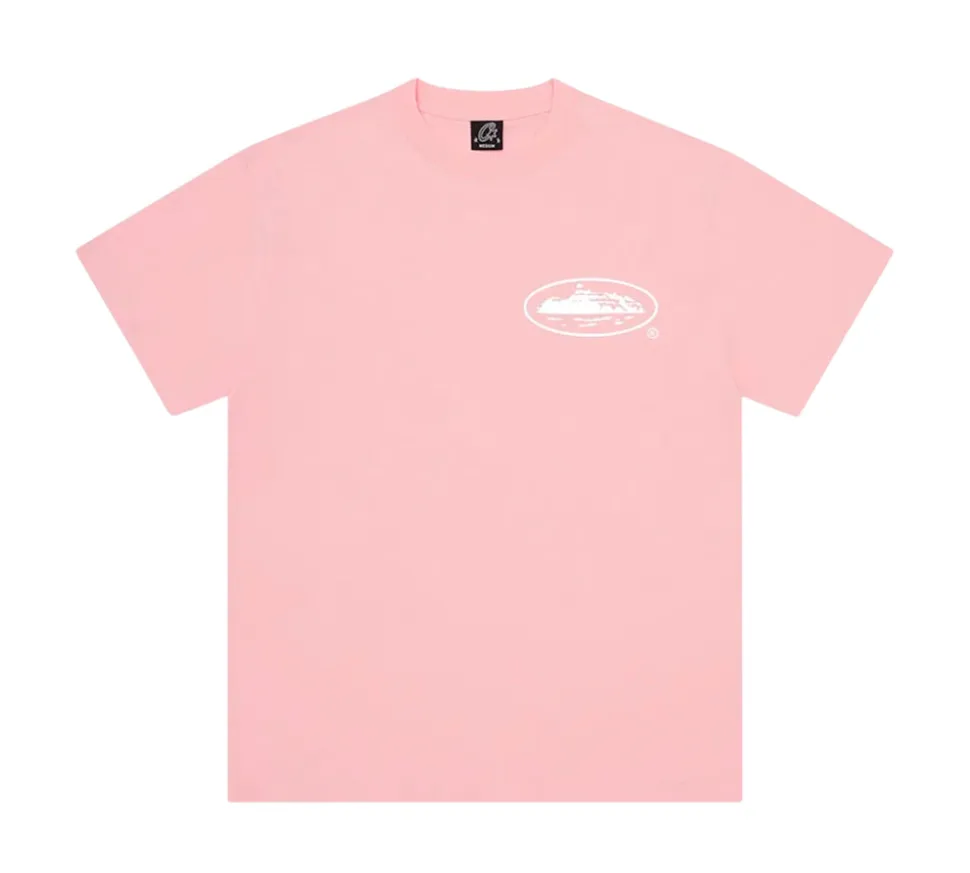 Corteiz OG Island T-shirt - Baby Pink