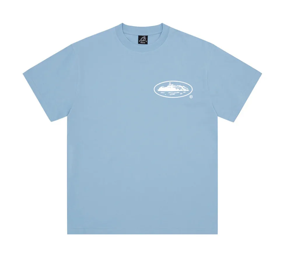 Corteiz OG Island T-shirt - Baby Blue