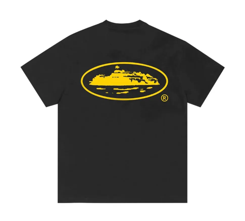 Corteiz OG Island T-Shirt - Black/Yellow