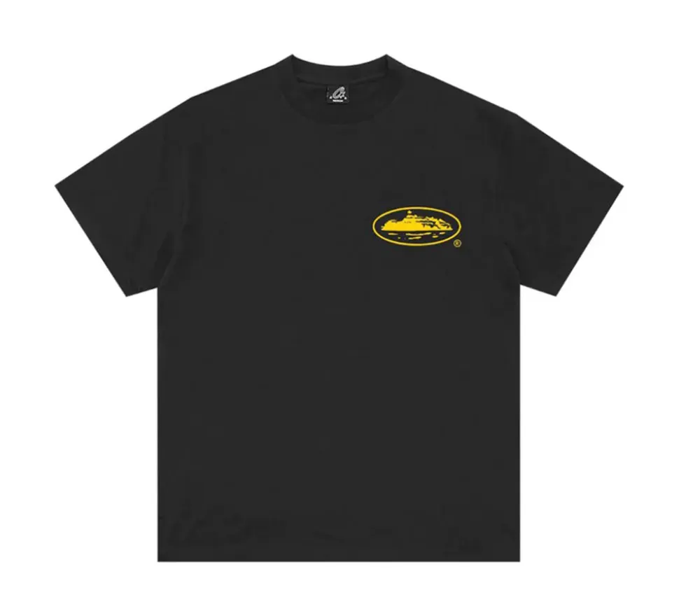 Corteiz OG Island T-Shirt - Black/Yellow