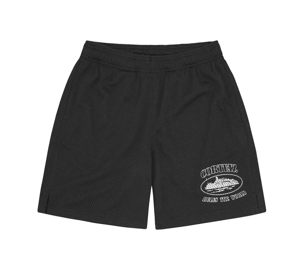 Corteiz RTW Mesh Shorts - Black
