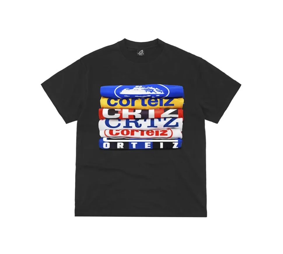 Corteiz Stack T-shirt - Black