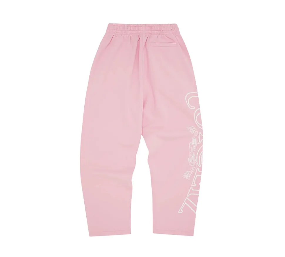Corteiz Superior Royale Open Hem Pants - Pink