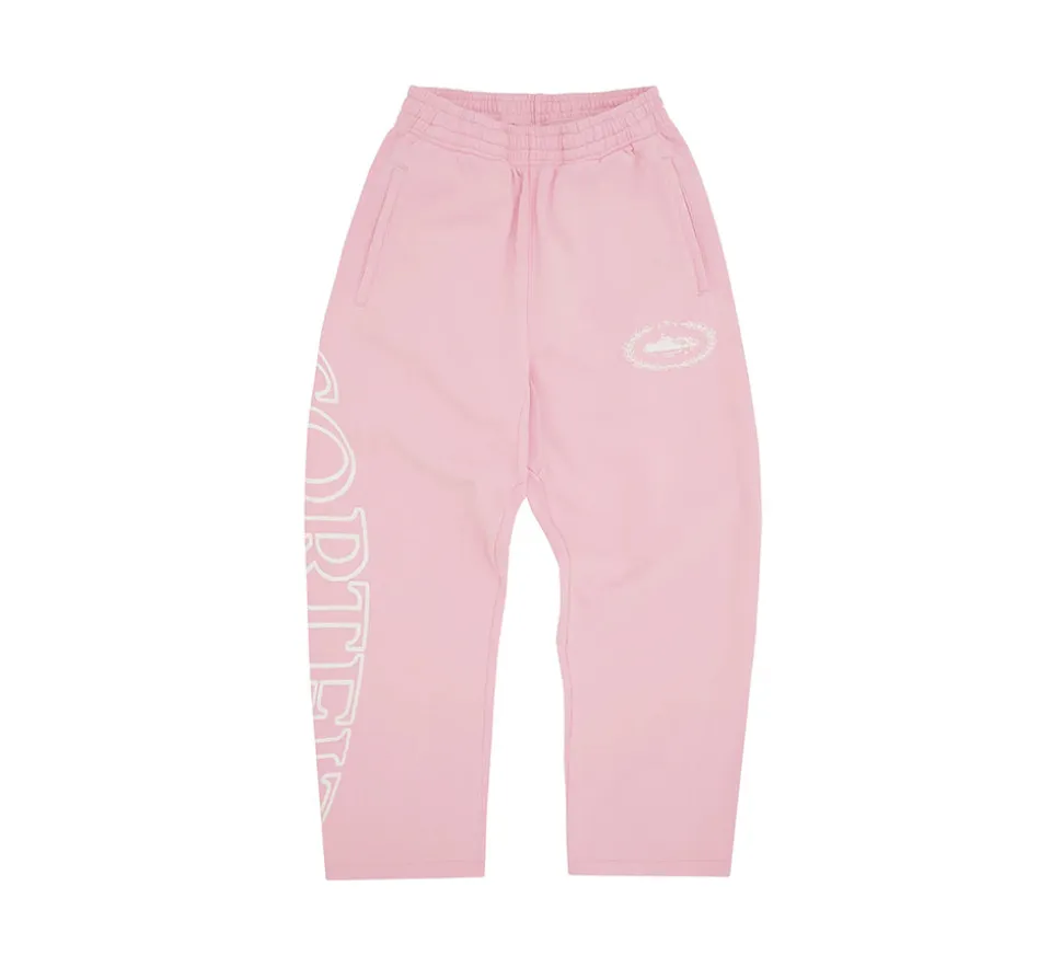 Corteiz Superior Royale Open Hem Pants - Pink