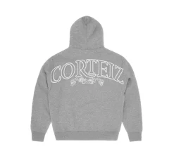 Corteiz Superior Royale Zip Hoodie - Heather Grey