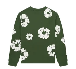 Denim Tears Long Sleeve Cotton Wreath - Green