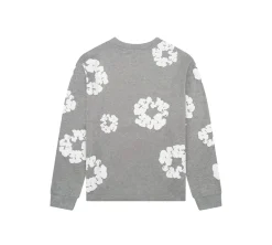 Denim Tears Long Sleeve Cotton Wreath - Grey
