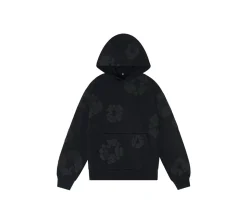 Denim Tears The Cotton Wreath Sweatshirt - Mono Black