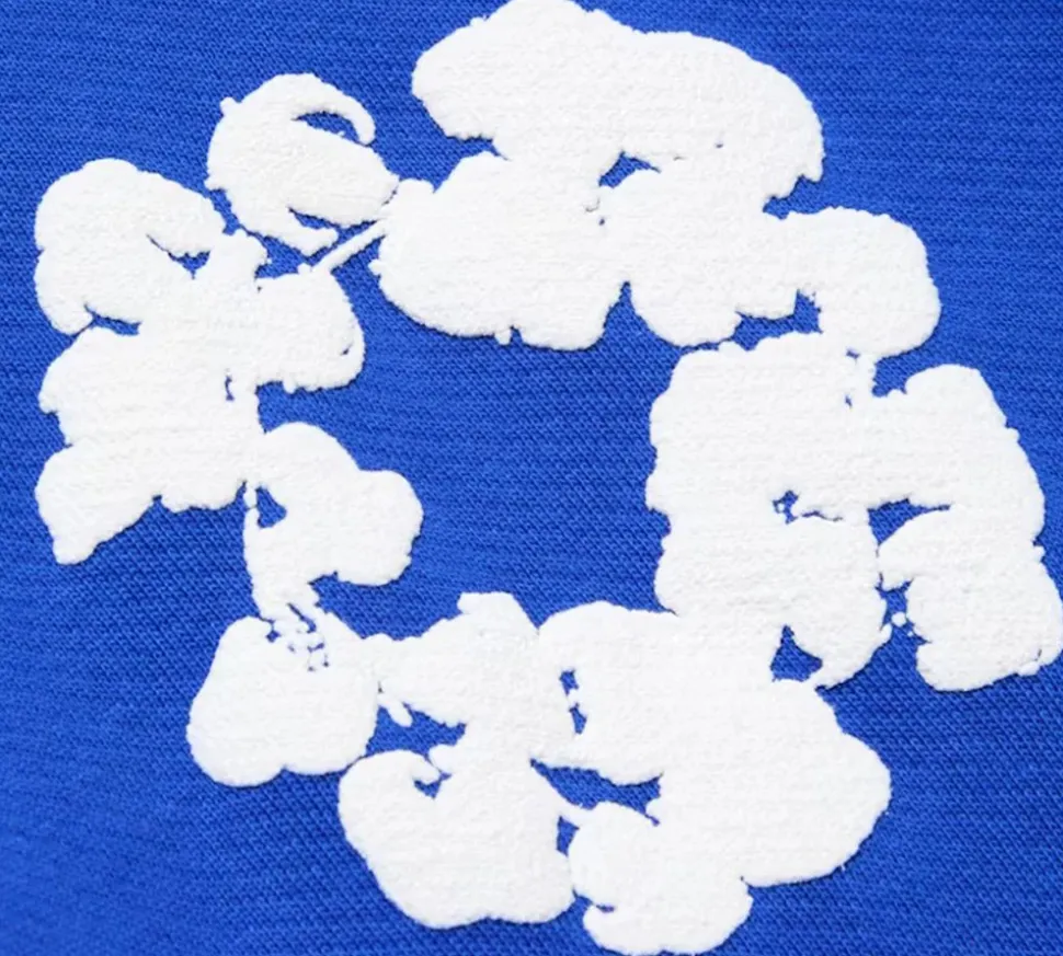 Denim Tears The Cotton Wreath Sweatshirt - Royal Blue