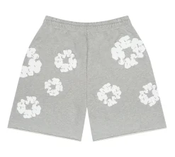 Denim Tears The Cotton Wreath Shorts - Grey