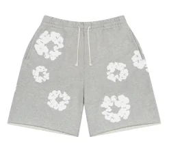 Denim Tears The Cotton Wreath Shorts - Grey