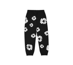 Denim Tears The Cotton Wreath Set - Black (Sweatshirt + Sweatpants)