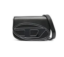 Diesel 1DR two-tone leather shoulder bag