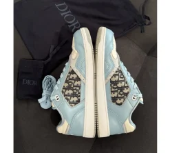 Dior B27 Low Light Blue Cream Dior Oblique Jacquard (USADO) - 43
