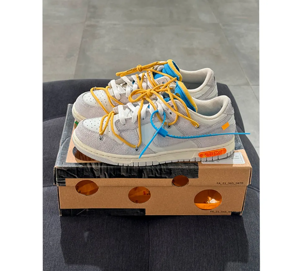 Dunk Low Off-White (42) - Lot 34 (USADO)