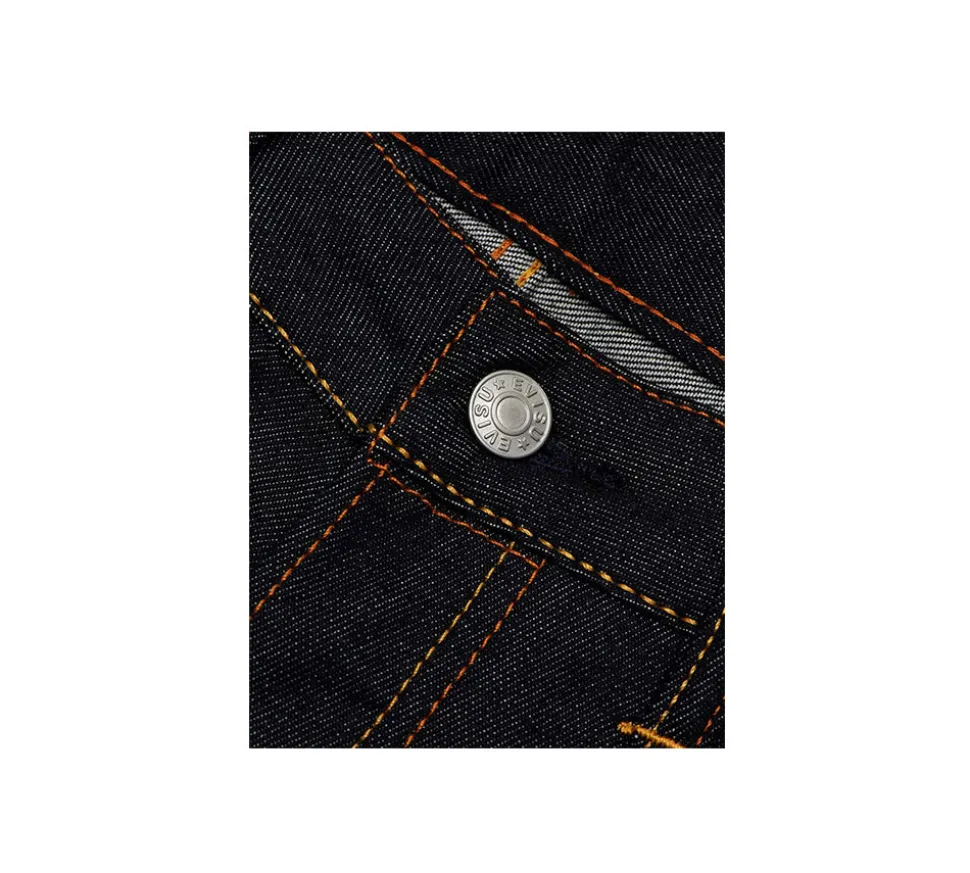 Evisu Ecru Brushstroke Daicock - Slim Straight Fit Jeans