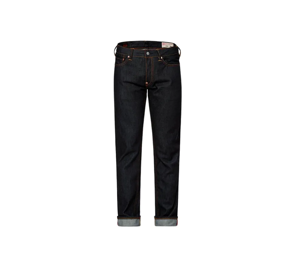 Evisu Ecru Brushstroke Daicock - Slim Straight Fit Jeans