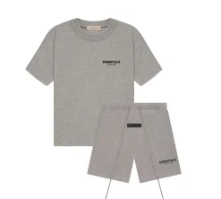 Fear of God Essentials - Dark Oatmeal Set (T-Shirt+Calções)