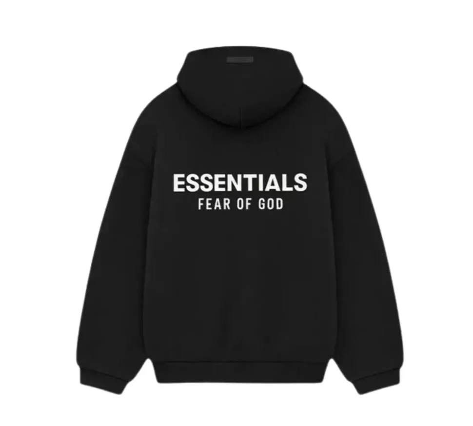 Fear of God Essentials Fleece Hoodie - Black
