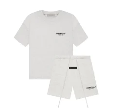 Fear of God Essentials - Light Oatmeal Set (T-Shirt+Calções)