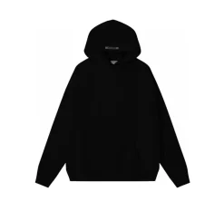 Fear Of God Essentials 3M Reflective Logo Pullover Hoodie - Black