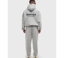 Fear Of God Essentials Pull Over Hoodie - Light Heather