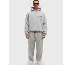 Fear Of God Essentials Pull Over Hoodie - Light Heather