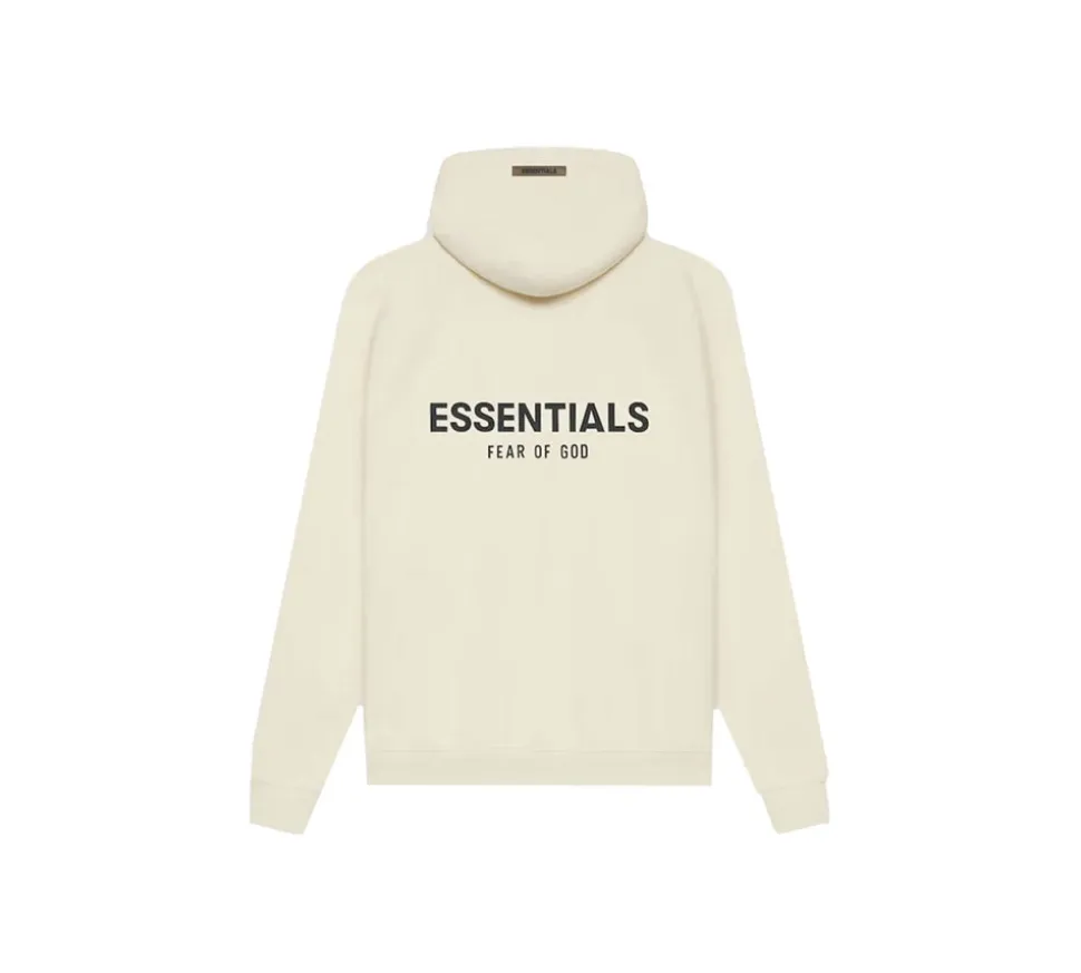 Fear of God Essentials Pull-Over Hoodie - Cream