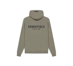 Fear of God Essentials Pull-Over Hoodie - Taupe