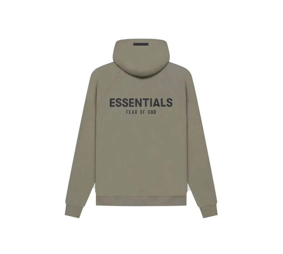 Fear of God Essentials Pull-Over Hoodie - Taupe