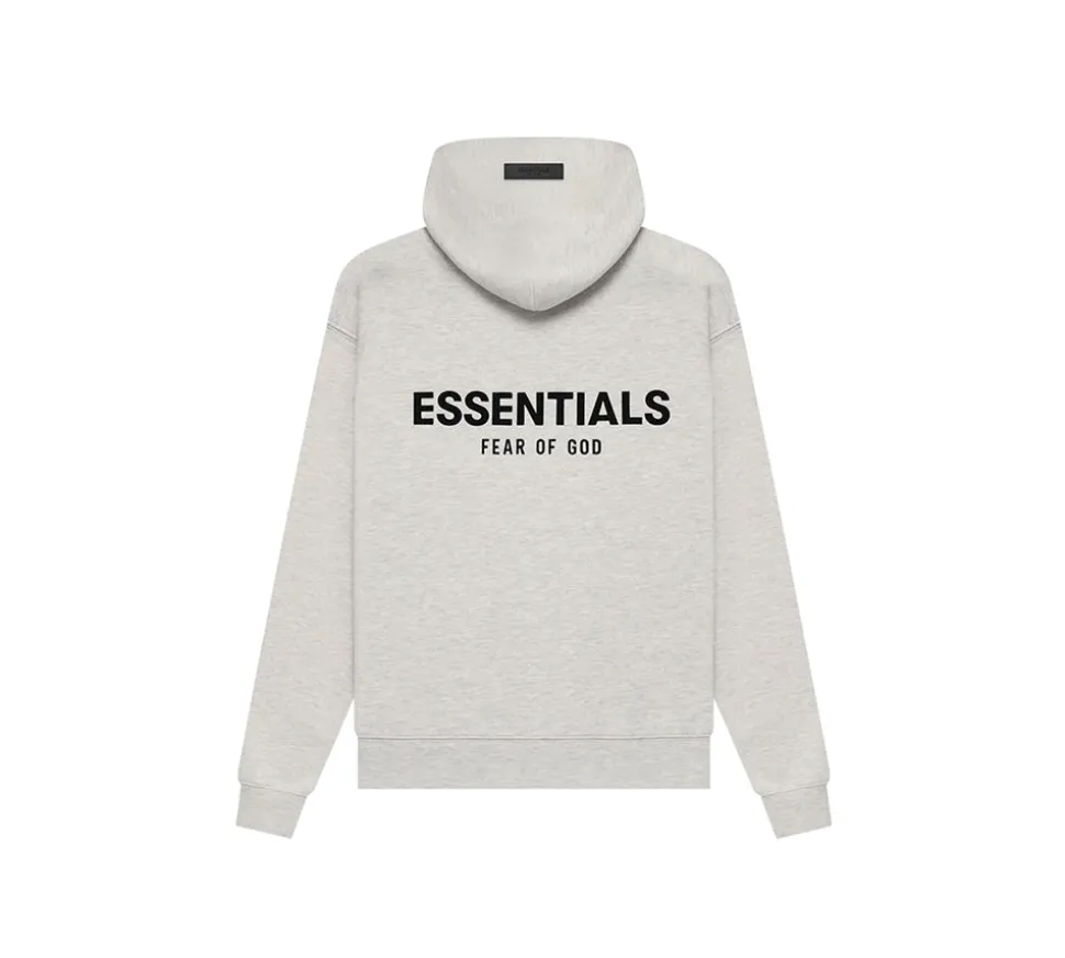 Fear of God Essentials Pull Over Hoodie - Light Oatmeal