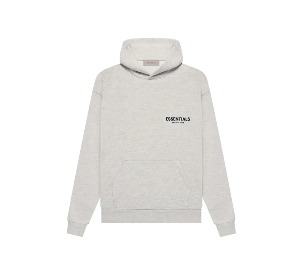 Fear of God Essentials Pull Over Hoodie - Light Oatmeal
