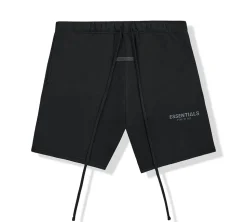 Fear Of God Essentials Reflective Sweat Shorts - Black