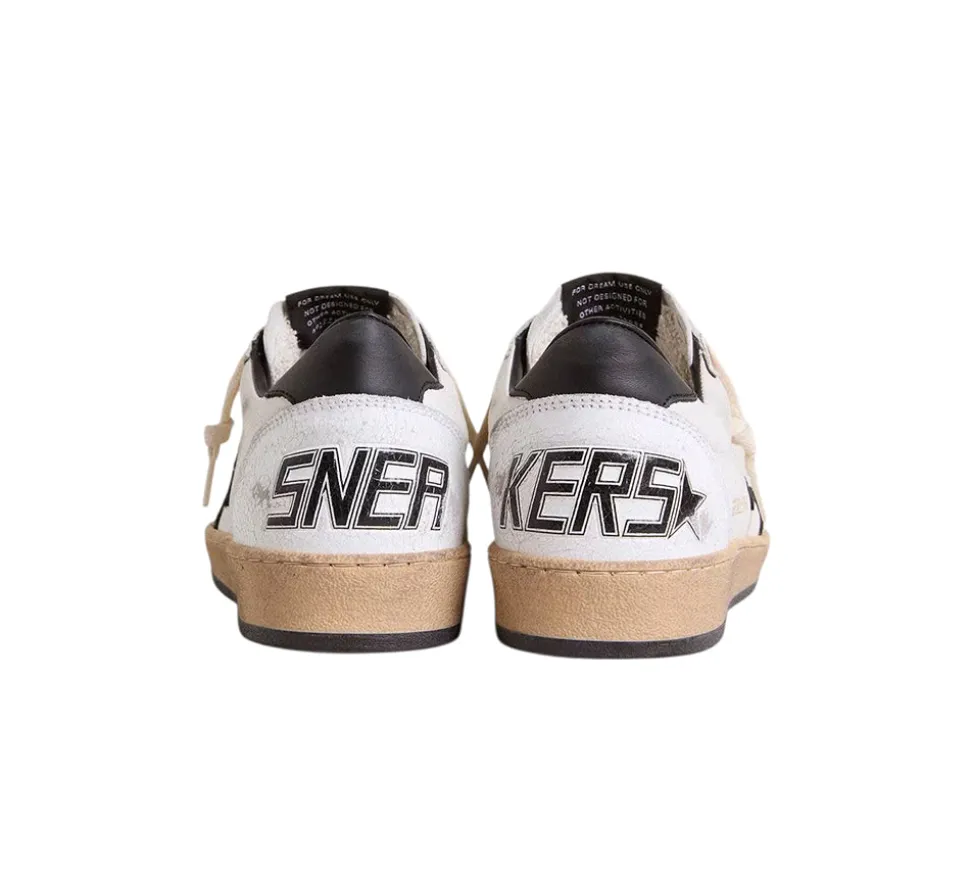 Golden Goose Ball Star - White Black SS25