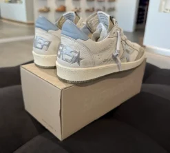 Golden Goose Ball Star White Blue Fog Silver (USADO) - 39