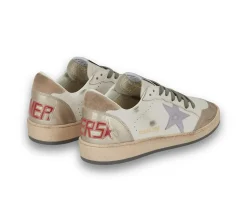 Golden Goose Ball Star - White Silver Red