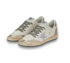 Golden Goose Ball Star - White Silver Red