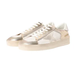 Golden Goose Stardan - White Metallic Gold