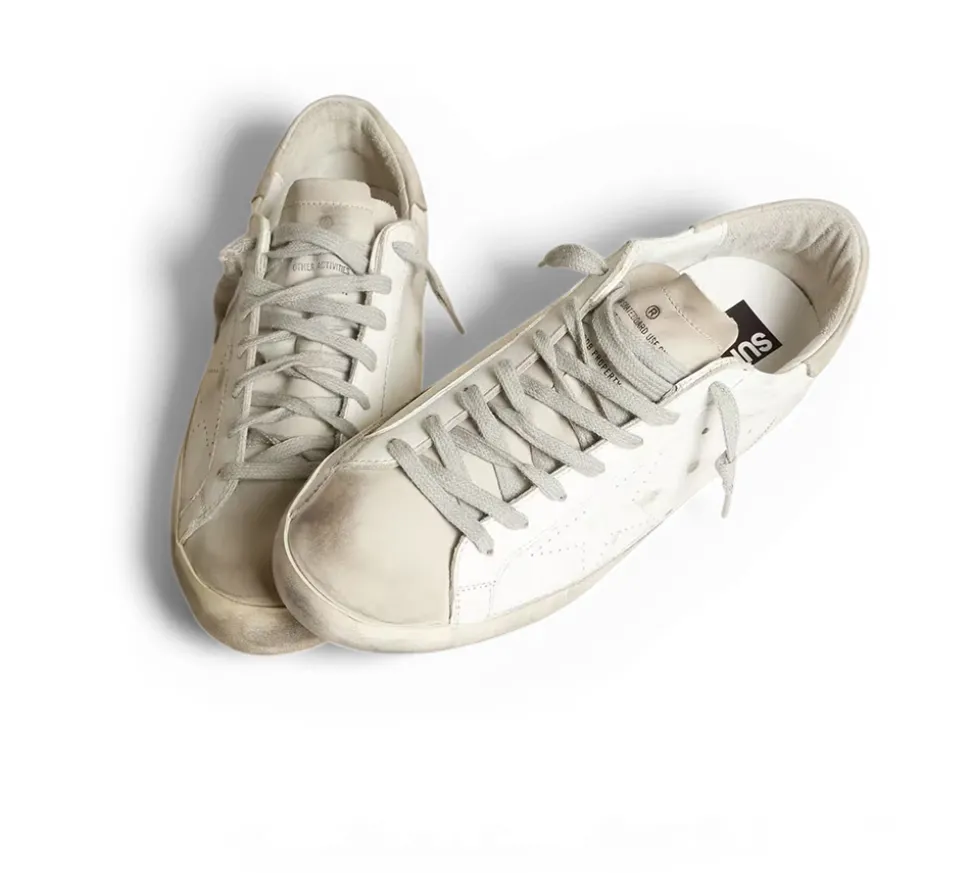 Golden Goose Super-Star Skate - White Ice